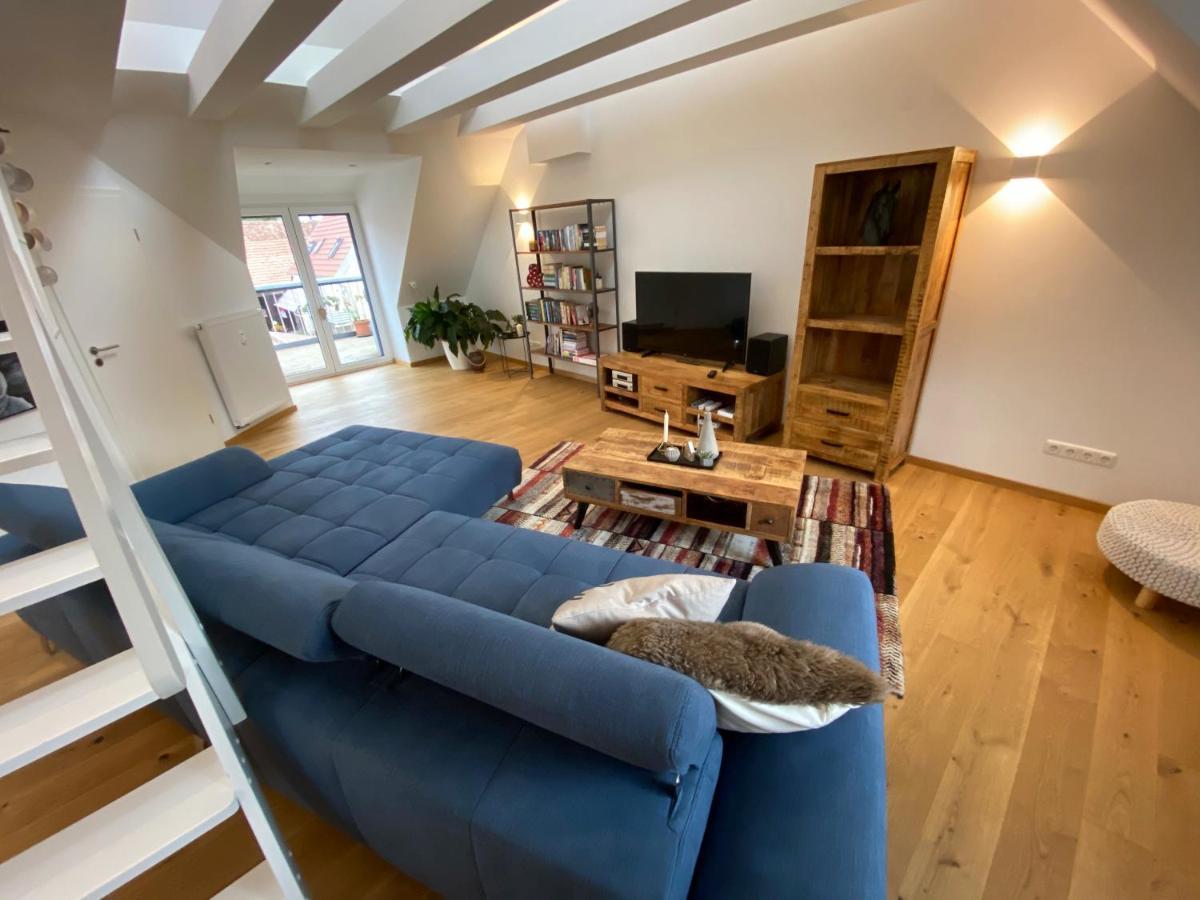 Modernes Penthouse, Nahe Wuerzburg Daire Dış mekan fotoğraf
